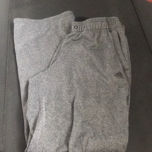 Adidas women’s gray sweat pants